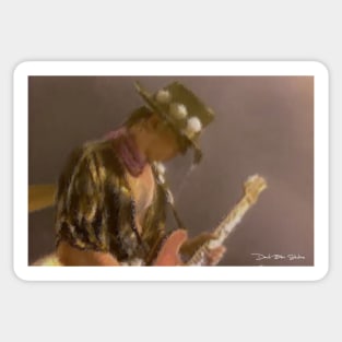 Stevie Ray Vaughan - Dedication Sticker